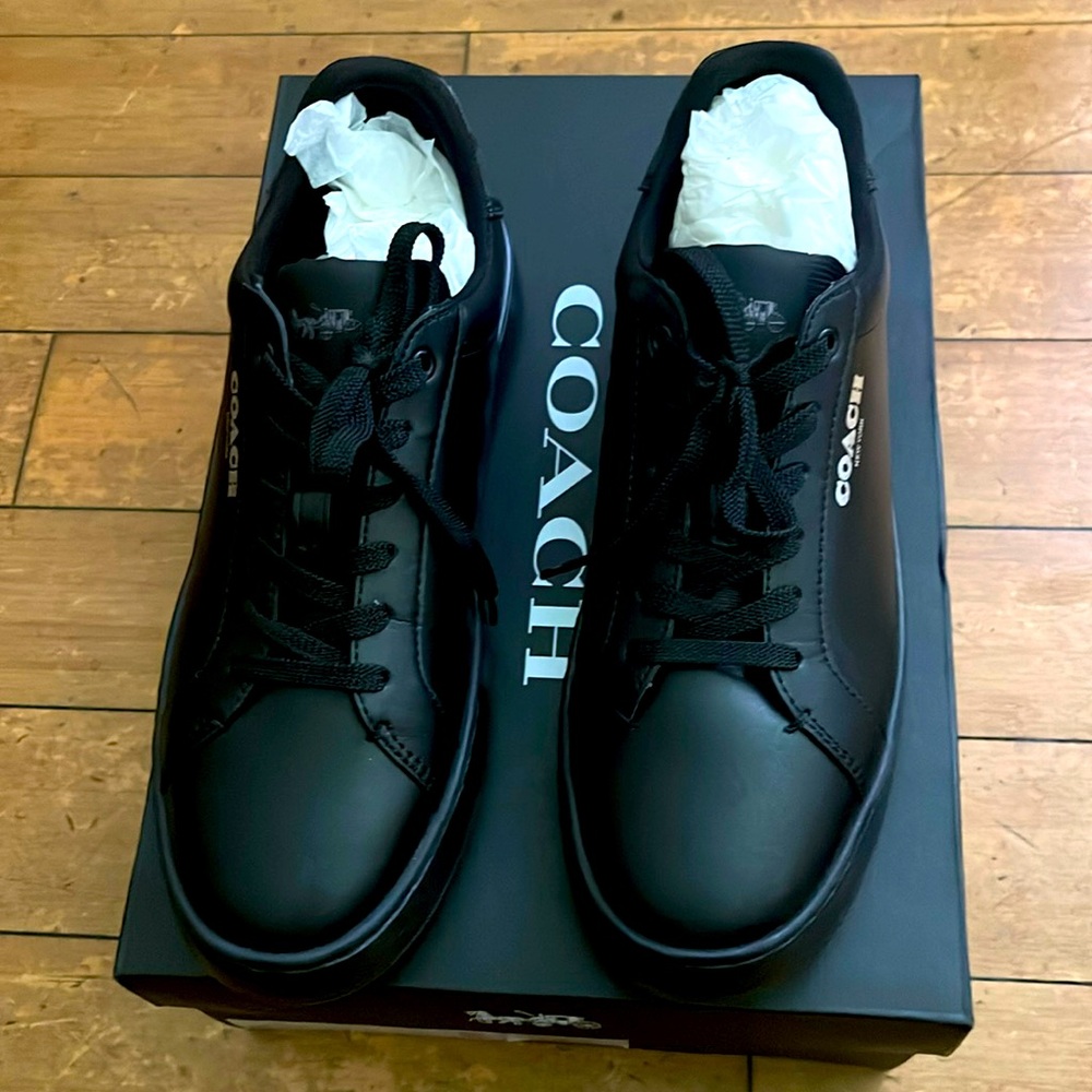 Coach black Lowline Low Top Sneaker-